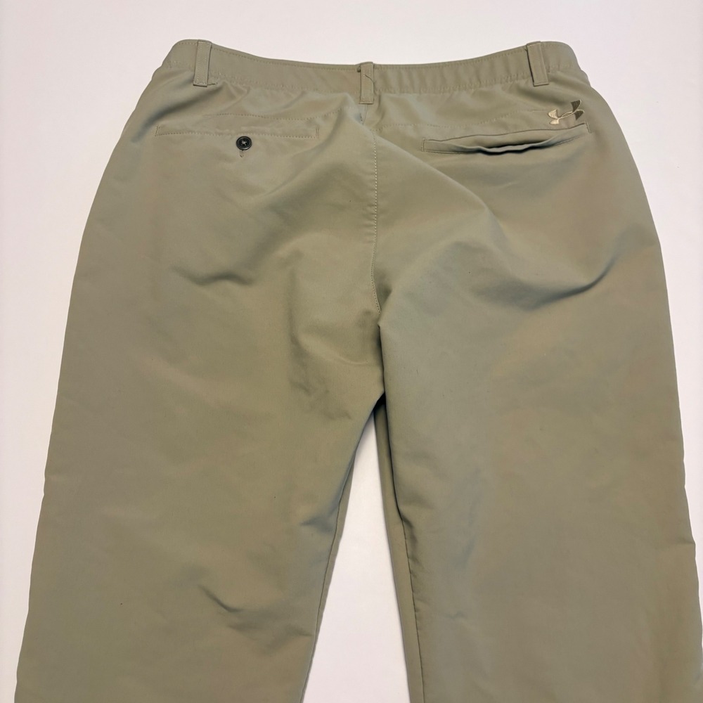 Under Armour Golf Pants Mens 36x30 Tan Performance Chino Tapered Leg